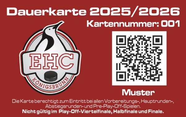 Basic EHC season ticket 2025/2026 (children 7-11 years)